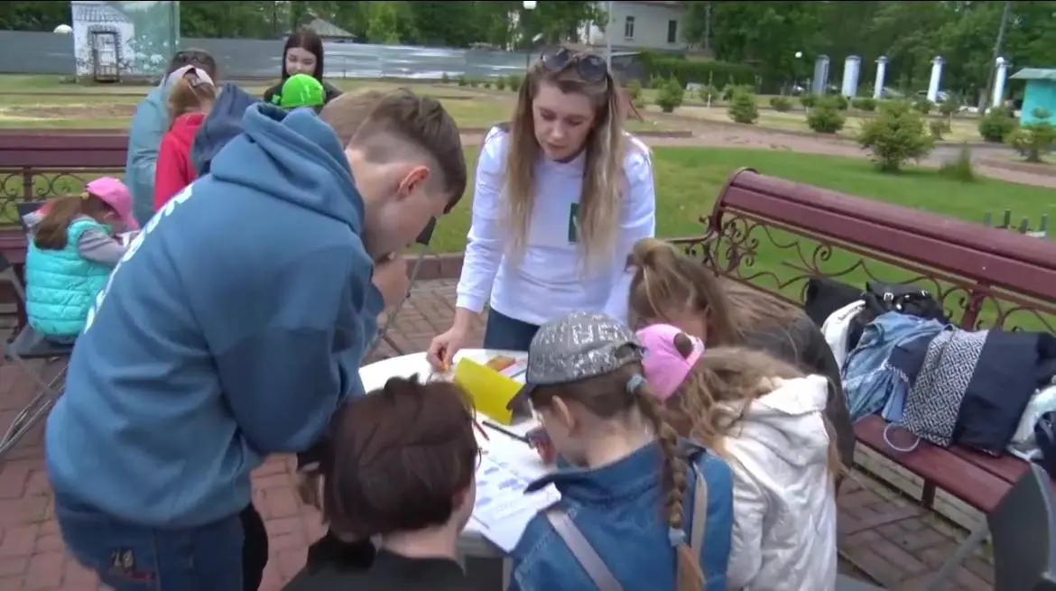 Детский праздник в Городском саду