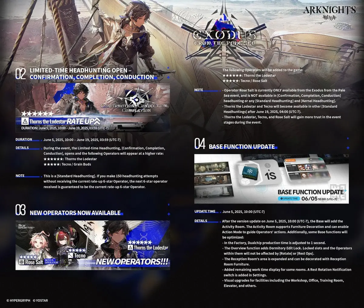 Exodus from the Pale Sea