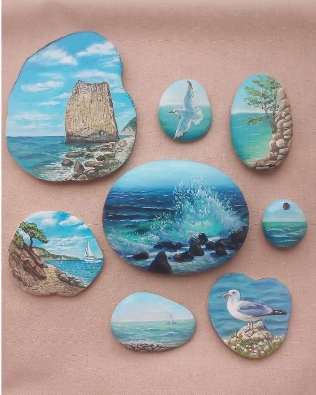 РИСУЕМ НА КАМНЯХ АКРИЛОМ