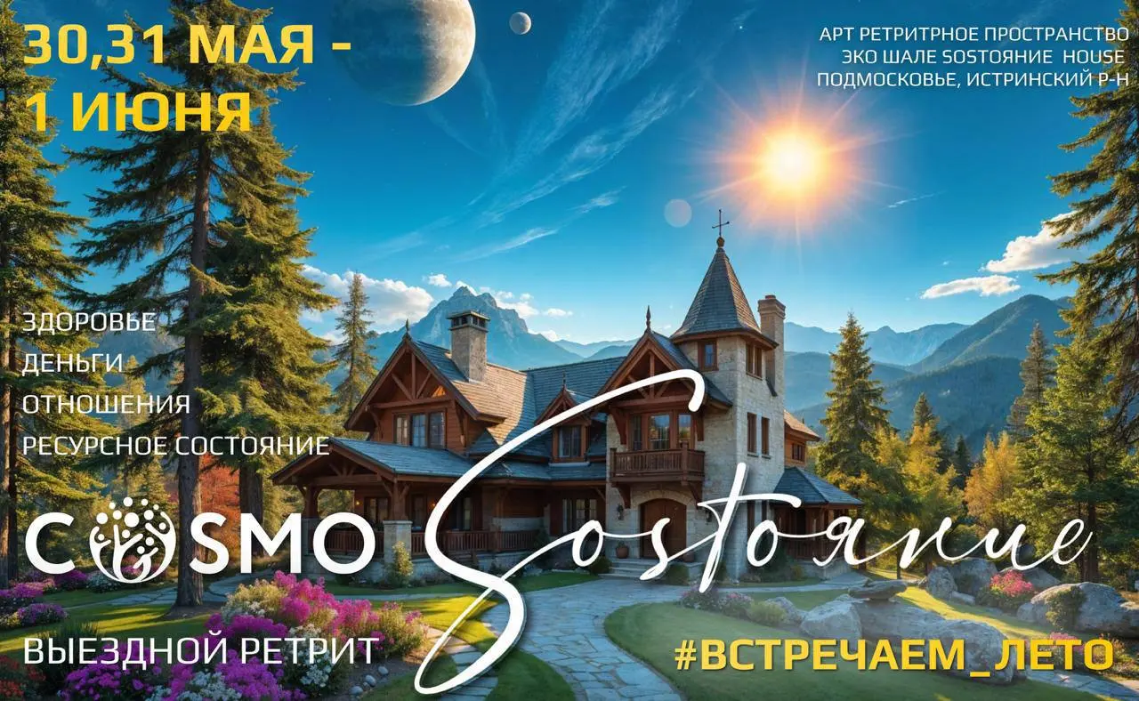 ретрит-перезагрузка «КОСМО-SOSTOЯНИЕ»