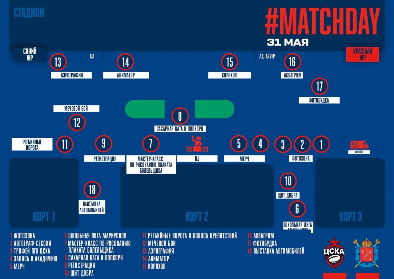 matchday ЦСКА vs Санкт-Петербурга