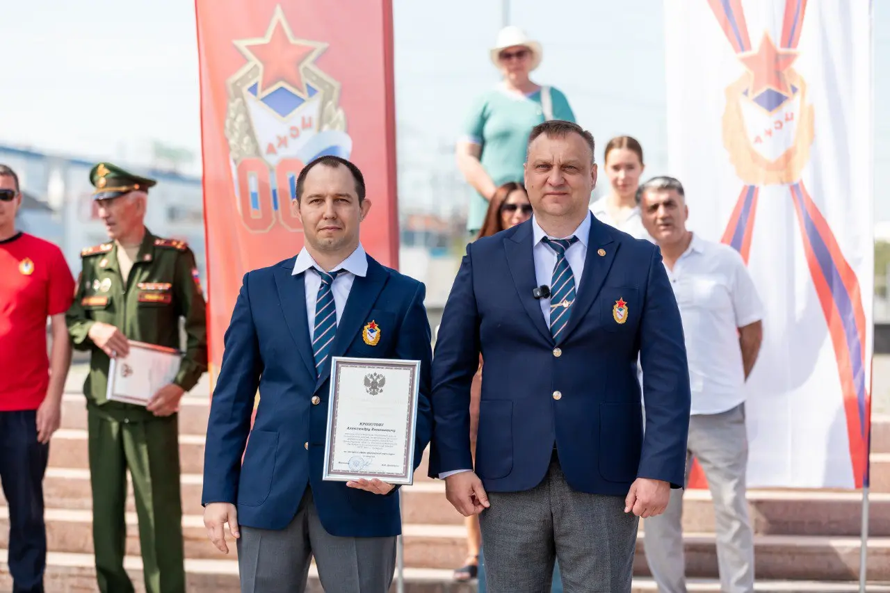 Торжественное награждение почетными грамотами Министерства спорта РФ