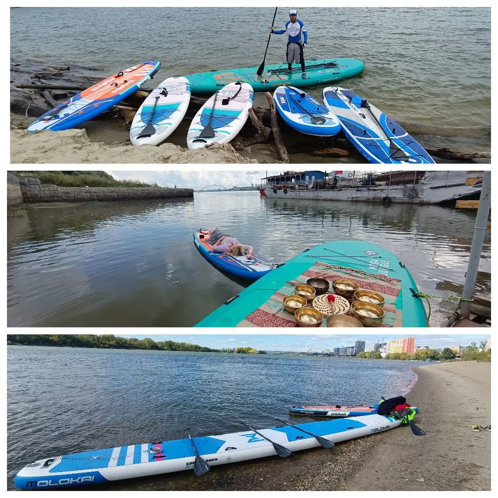 Сап-сёрфинг и сап-прогулки в Сибири с Группой 'НаГребнеВолны'