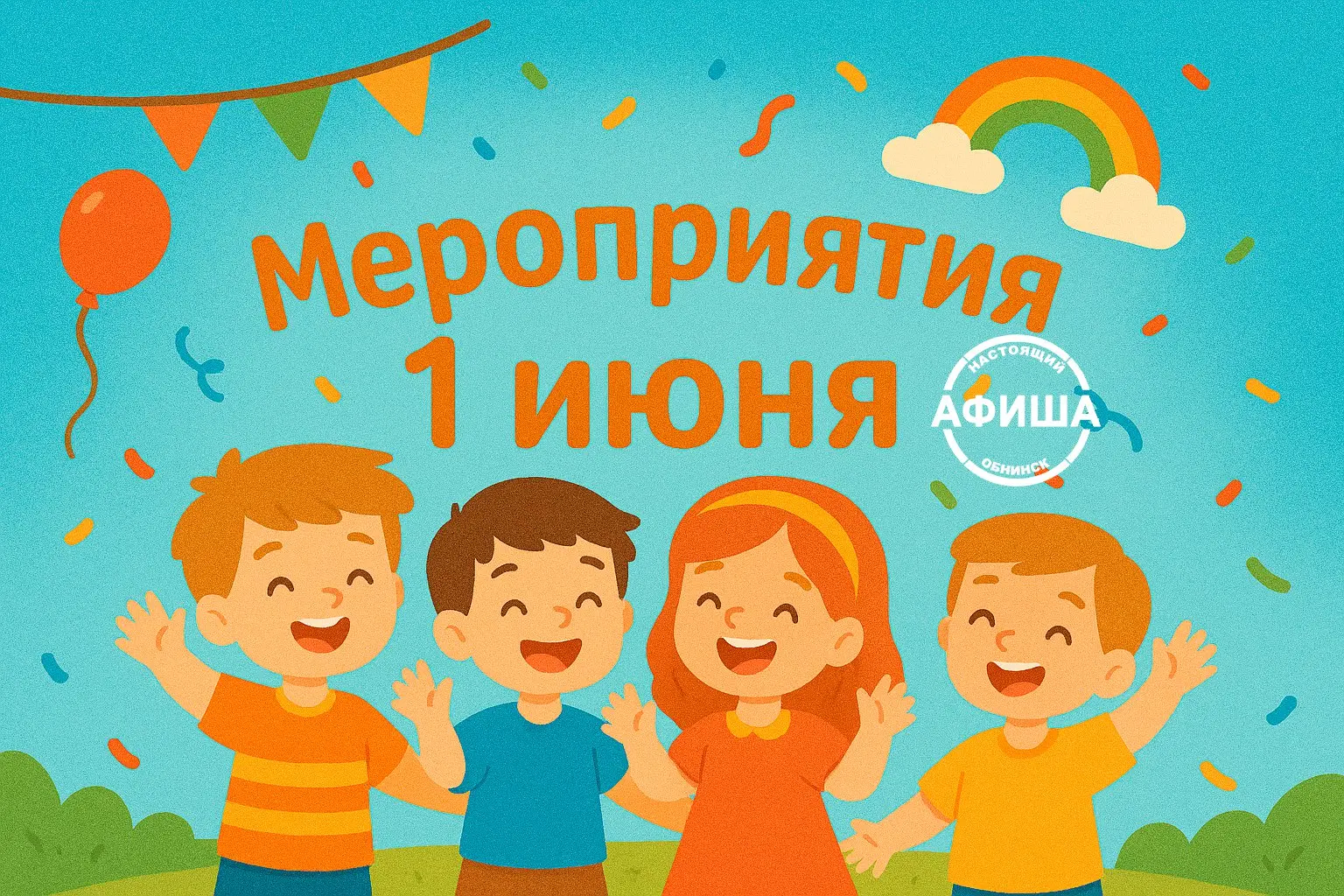 мероприятие в Обнинске 1 июня — в День защиты детей