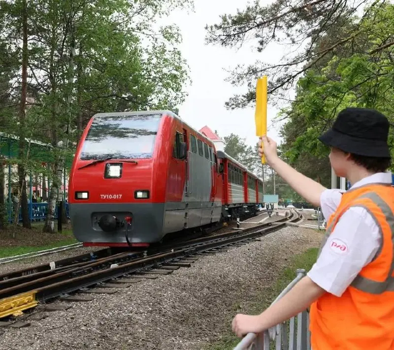 Детская железная дорога в Хабаровске открыла новый сезон