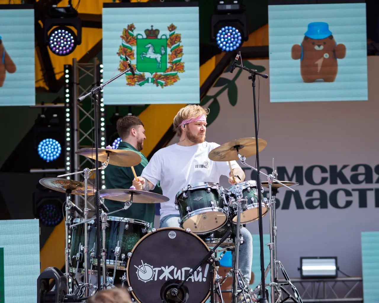 День защиты детей в городском саду Томска