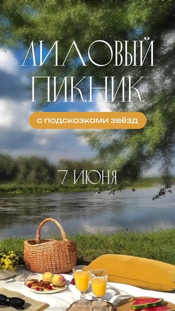 Лиловый пикник в Подмосковье