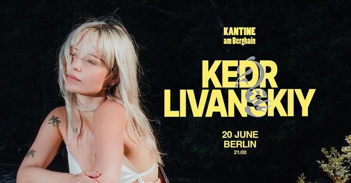 Kedr Livanskiy — лайв в Берлине 20.06.2025