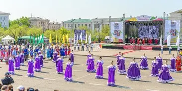 Мероприятие по улице Ленина в Чите на следующий день города