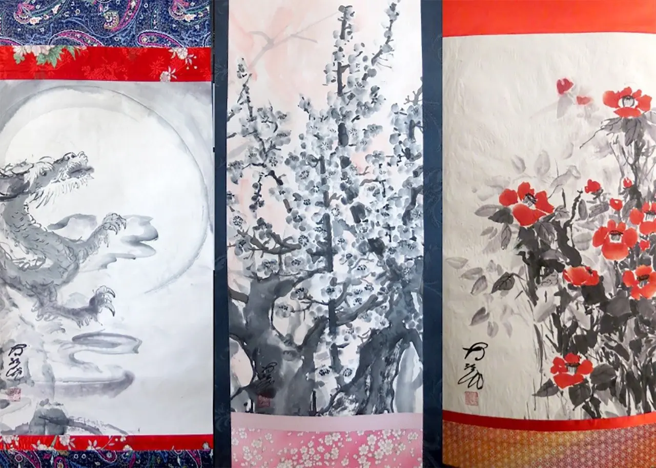 Открытие выставки Ирины Левашевой «Красота восточной туши»