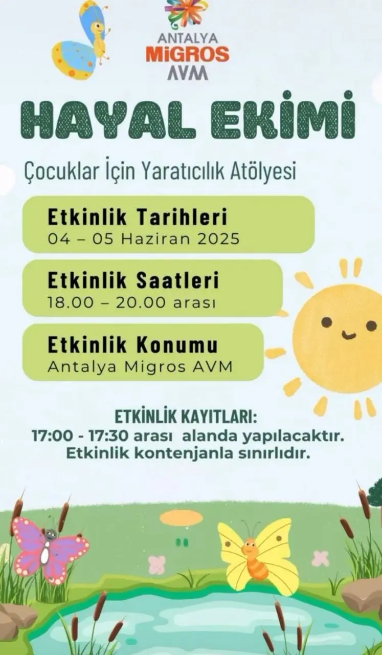 Творческая мастерская для детей в ТЦ Migros