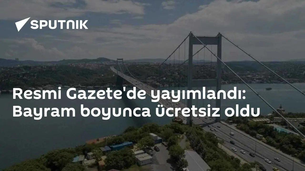 Курбан-байрам: бесплатные мосты, шоссе и транспорт