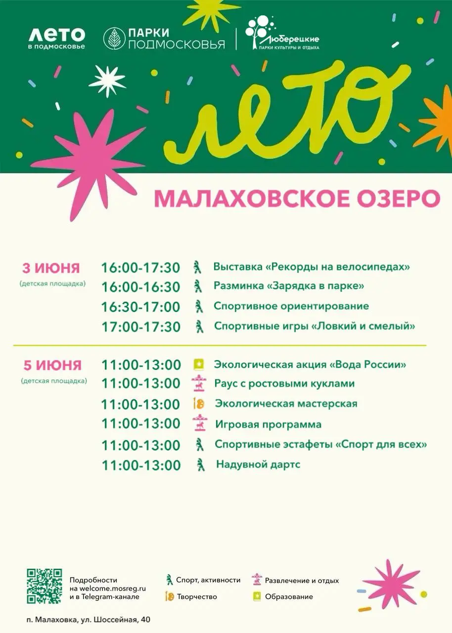 Лето в Люберецких парках