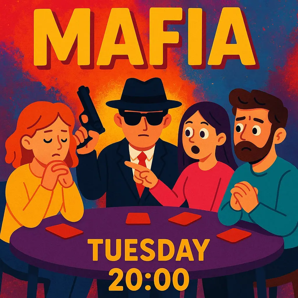 Мафия на английском — вторник, 3 июня