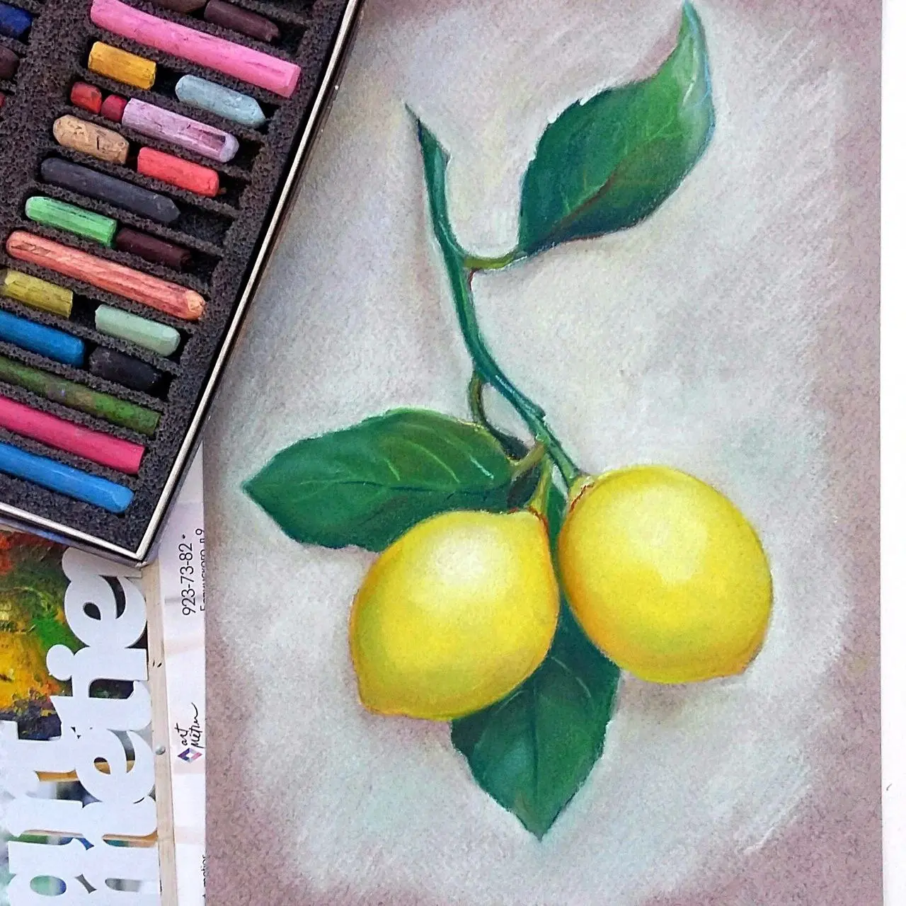 Мастер-класс по живописи масляной пастелью