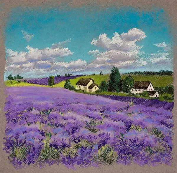 Мастер-класс по живописи масляной пастелью