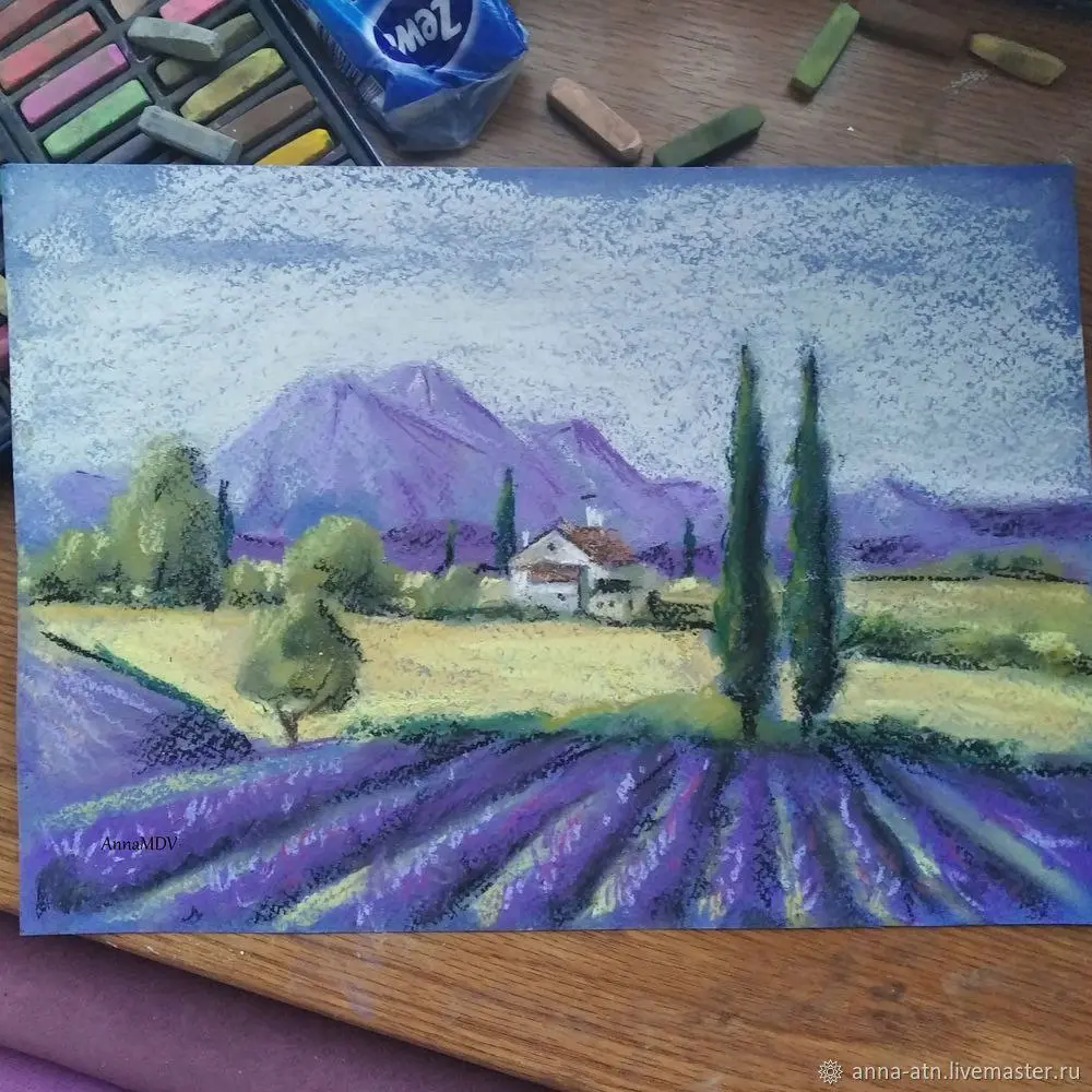 Мастер-класс по живописи масляной пастелью