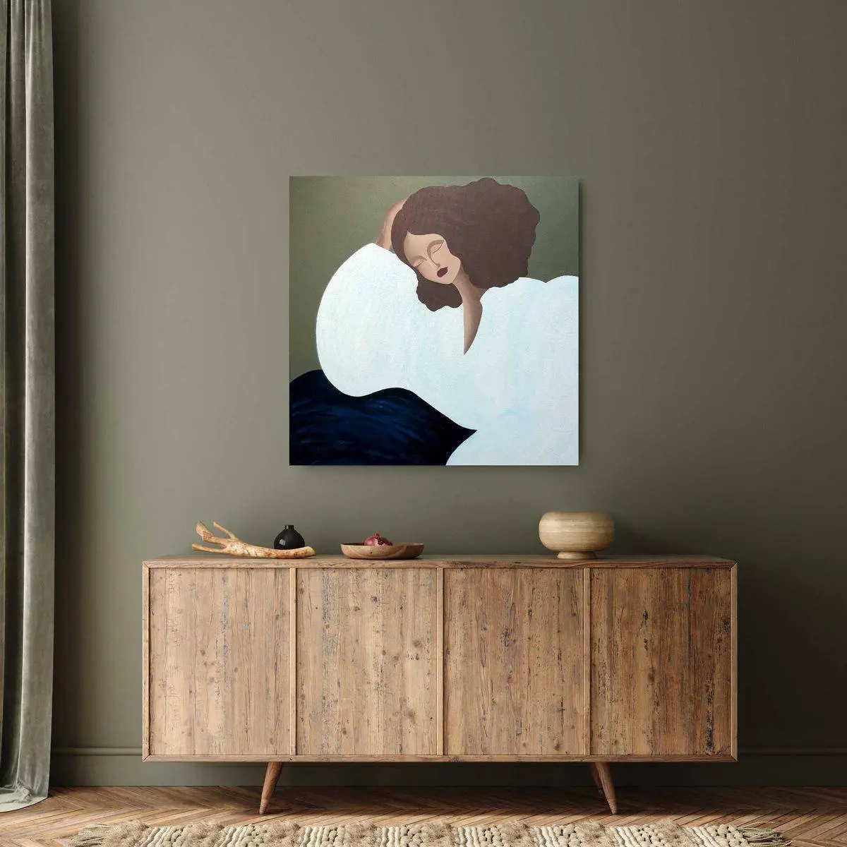 Рисуем в музее! интерьерная картина