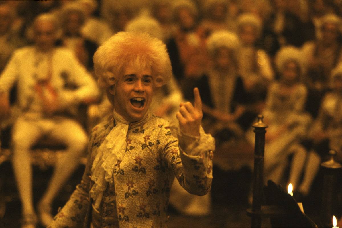 Предпрокатный показ фильма «Амадей»