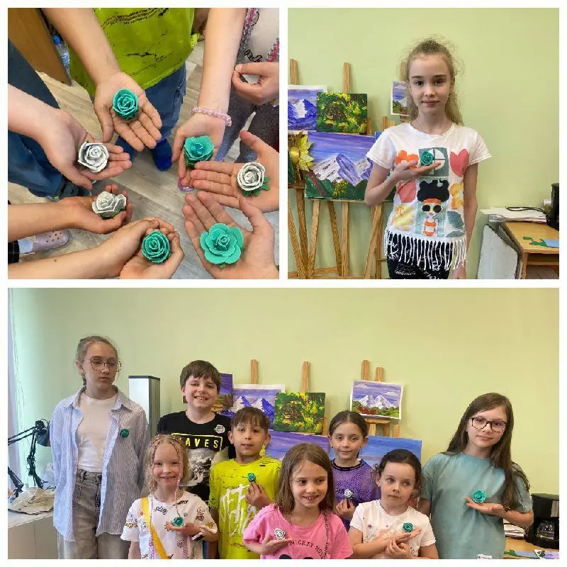 Мастер-класс «Роза» . Брошь