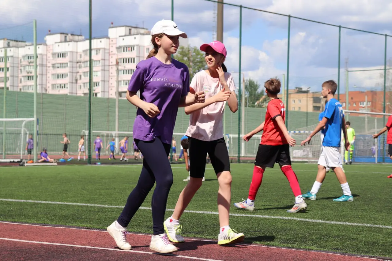 Летние тренировки секции фехтования