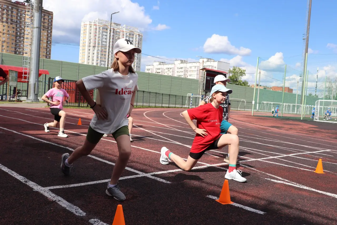 Летние тренировки секции фехтования