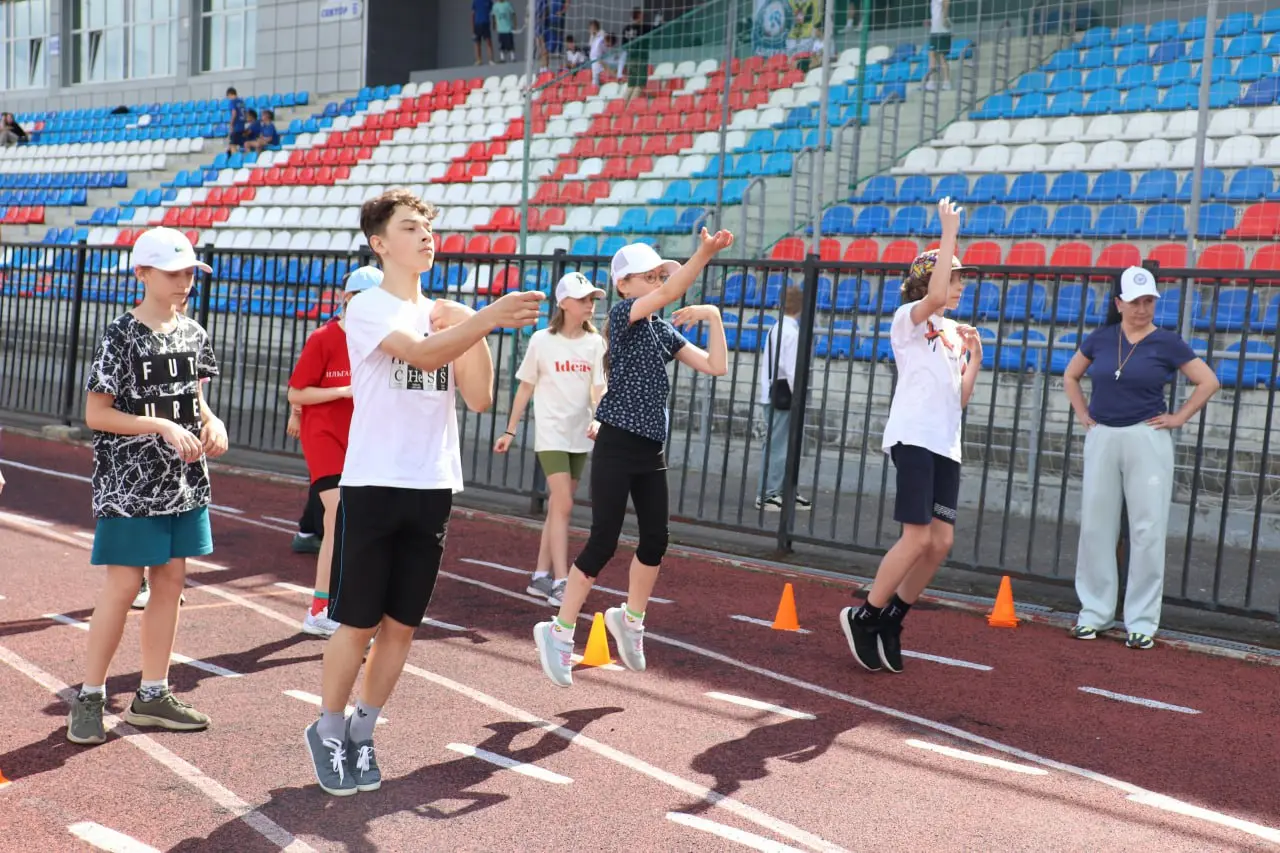 Летние тренировки секции фехтования