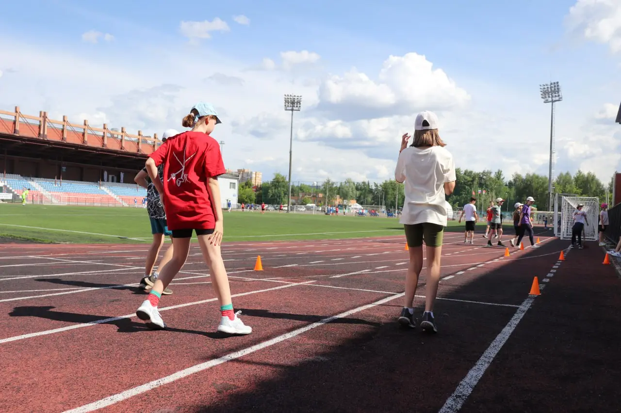 Летние тренировки секции фехтования
