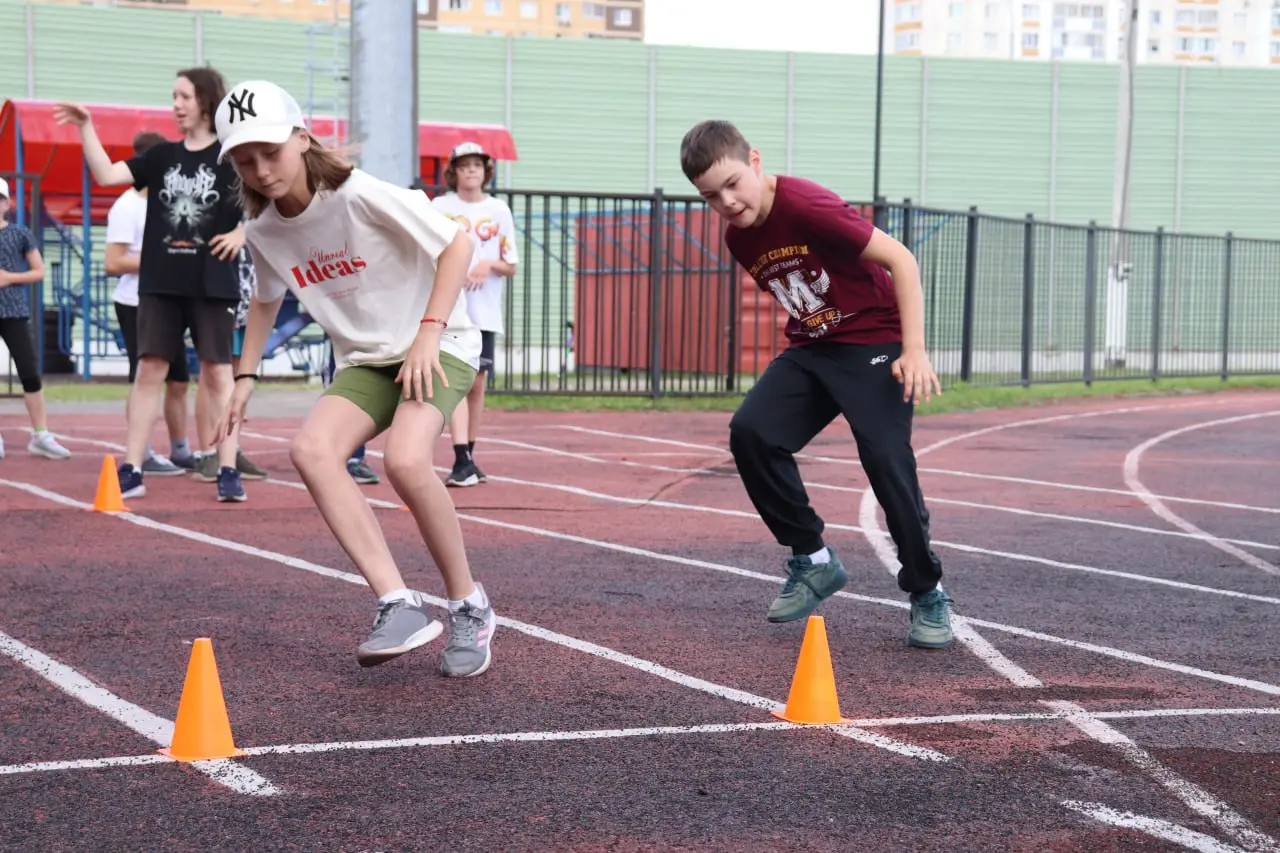 Летние тренировки секции фехтования