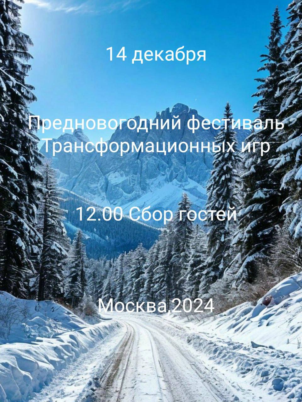 Предновогодний Фестиваль трансформационных игр