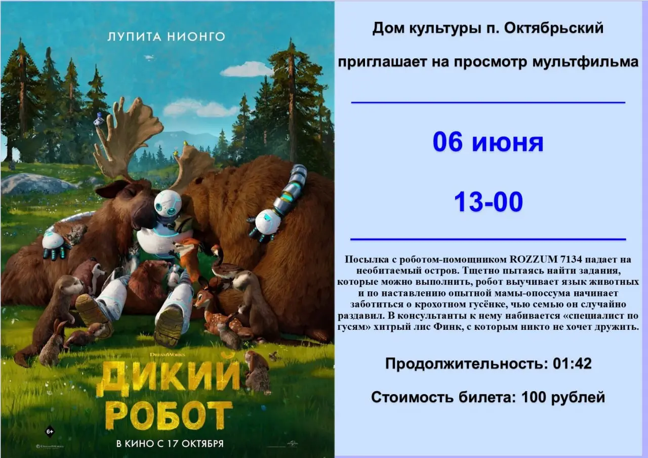 просмотр мульфильма "Посылка c роботом- помощником ROZZUM 7134"