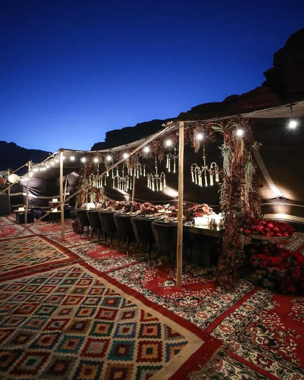 сет-дизайн мероприятие в пустыне от студии My Event Design