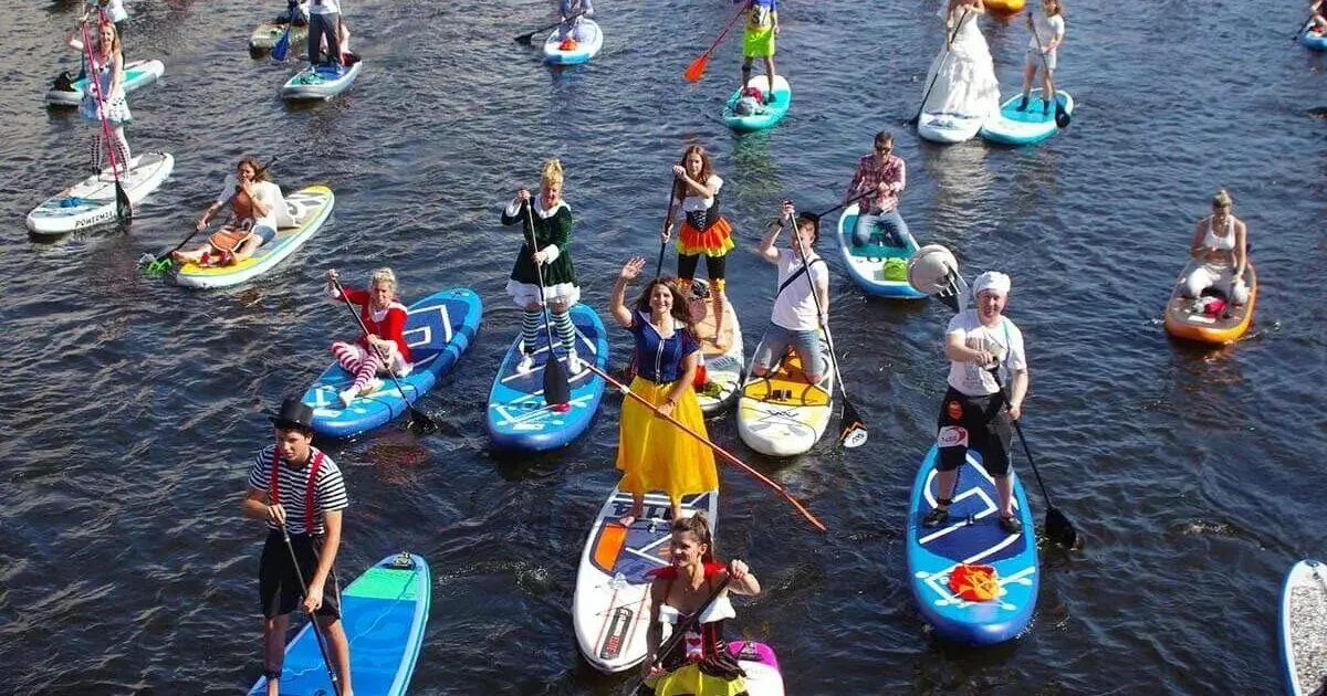 Сап-карнавал в Серебряном Бору