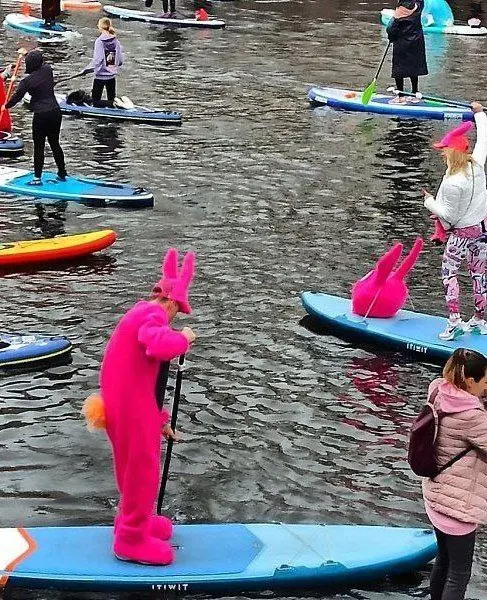 Сап-карнавал в Серебряном Бору