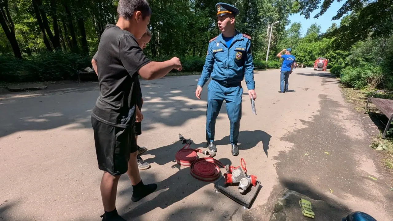 Второй день муниципальных соревнований «Щит и меч»