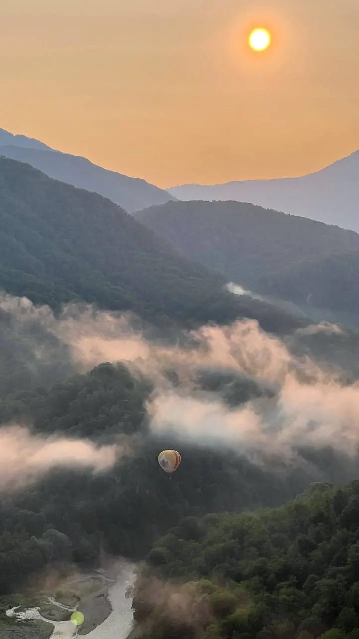 Полет на воздушном шаре в Солохаул
