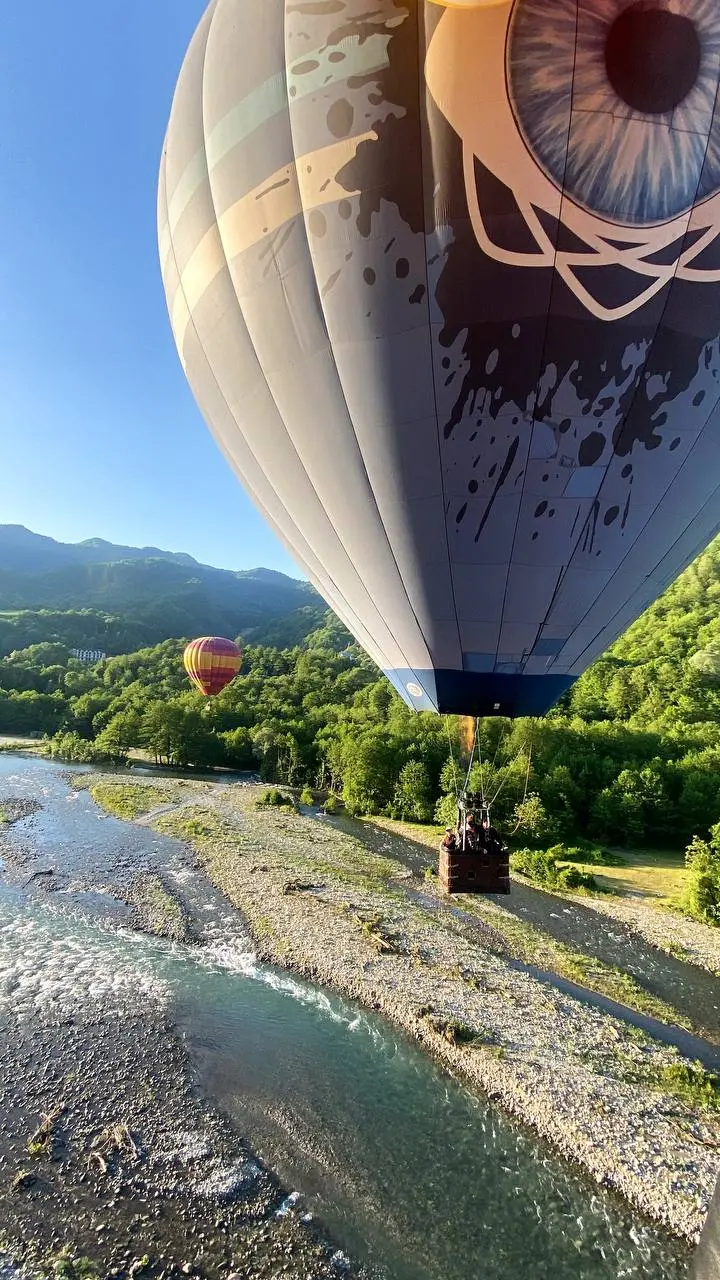 Полет на воздушном шаре в Солохаул