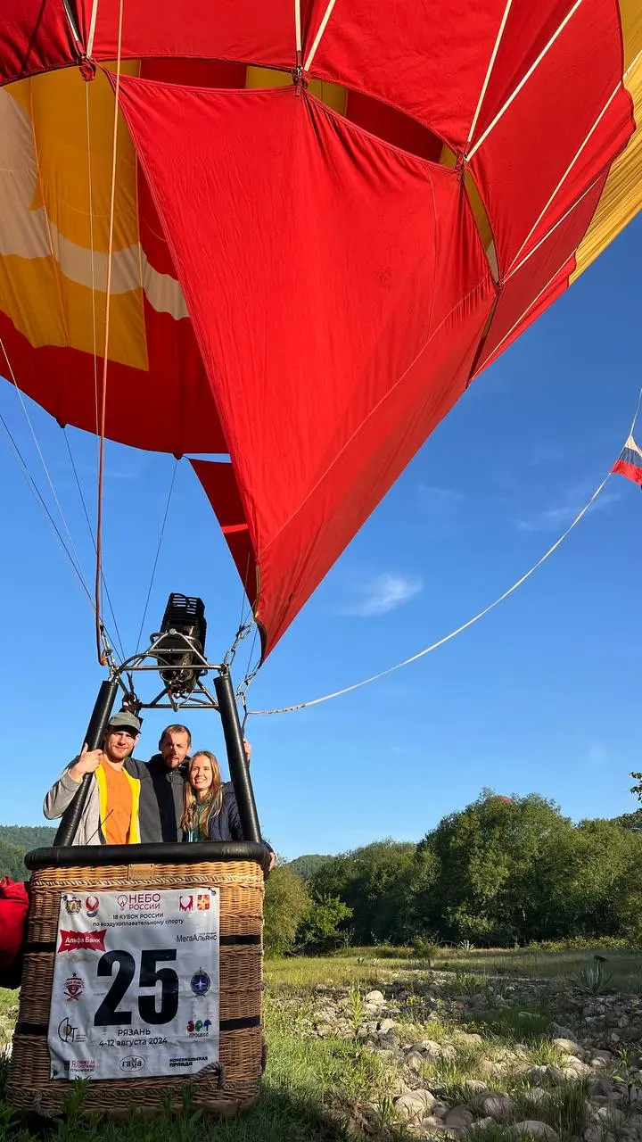 Полет на воздушном шаре в Солохаул
