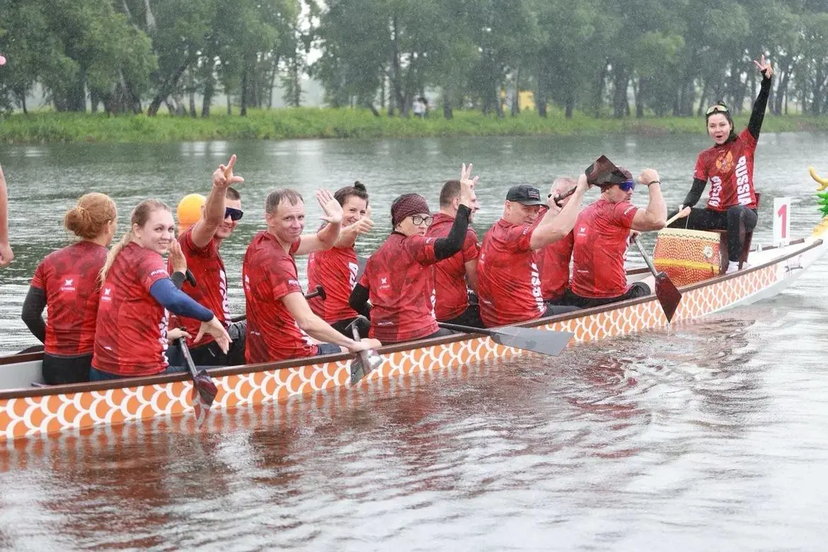 Командный чемпионат Алтайского края по гребле на лодках-«драконах»