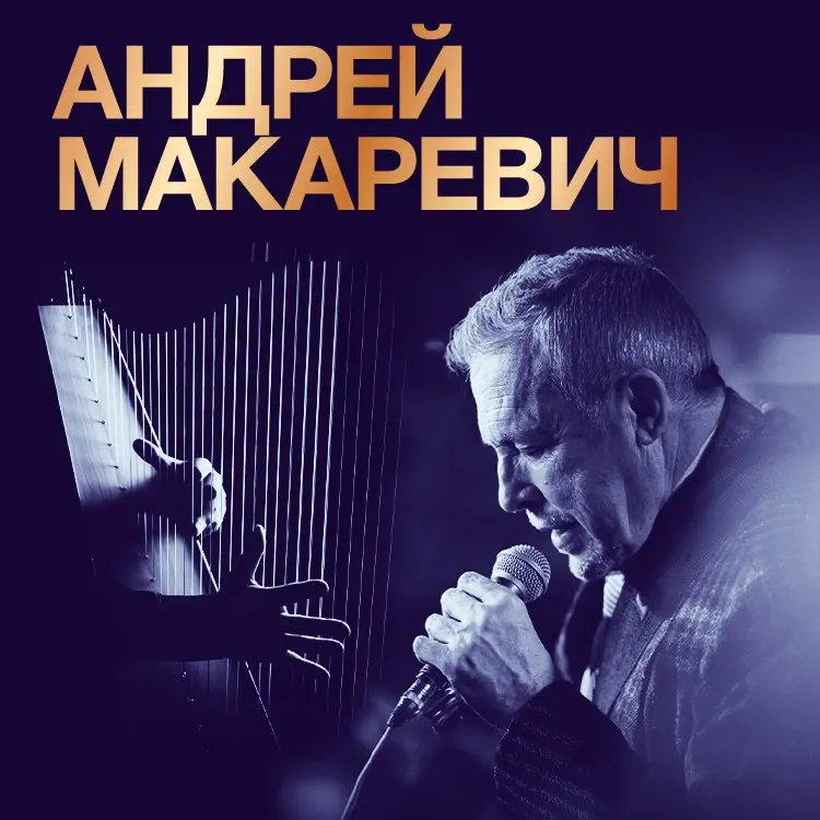 Концерт Андрея Макаревича с сопровождающей группой и кельтской арфой