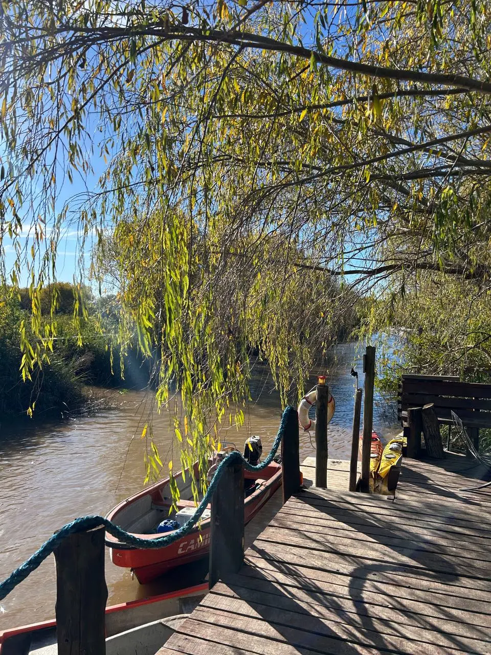 Путешествие на катере в дельту на острове