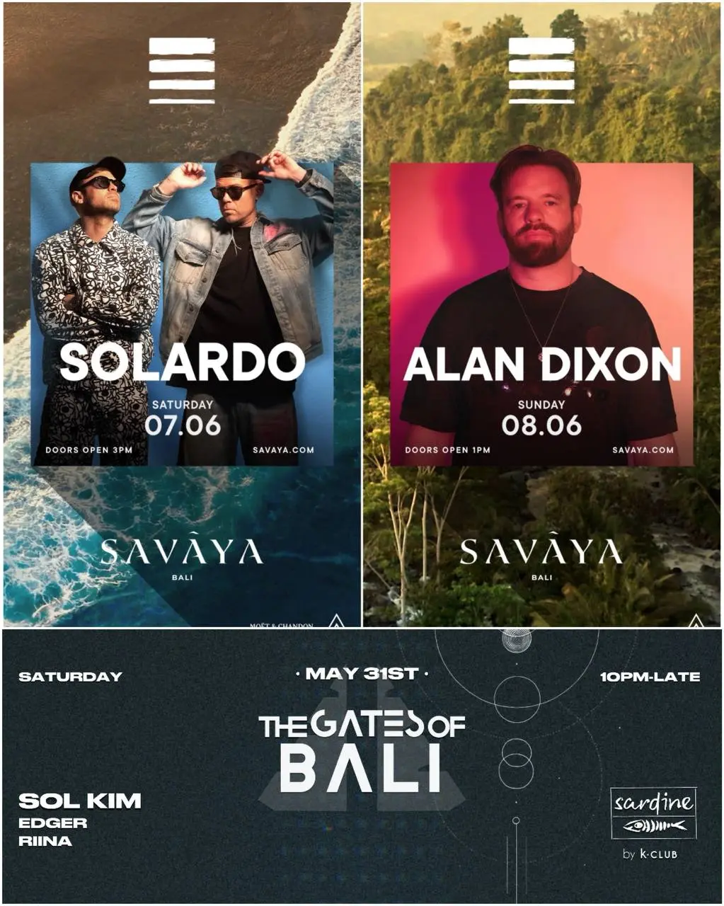 SAVAYA event lineup and details