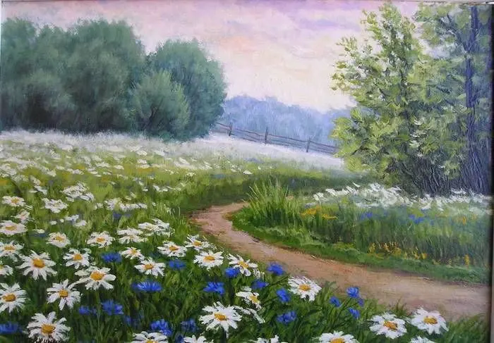 ФАКТУРНАЯ ЖИВОПИСЬ ( работа мастихином)