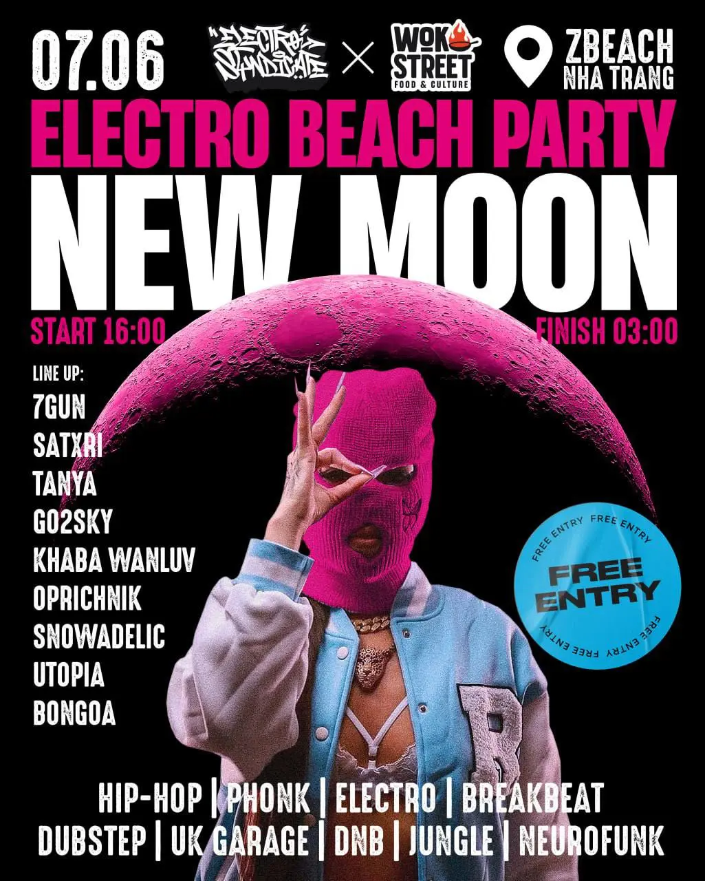 NEW MOON ELECTRO BEACH PARTY summer series