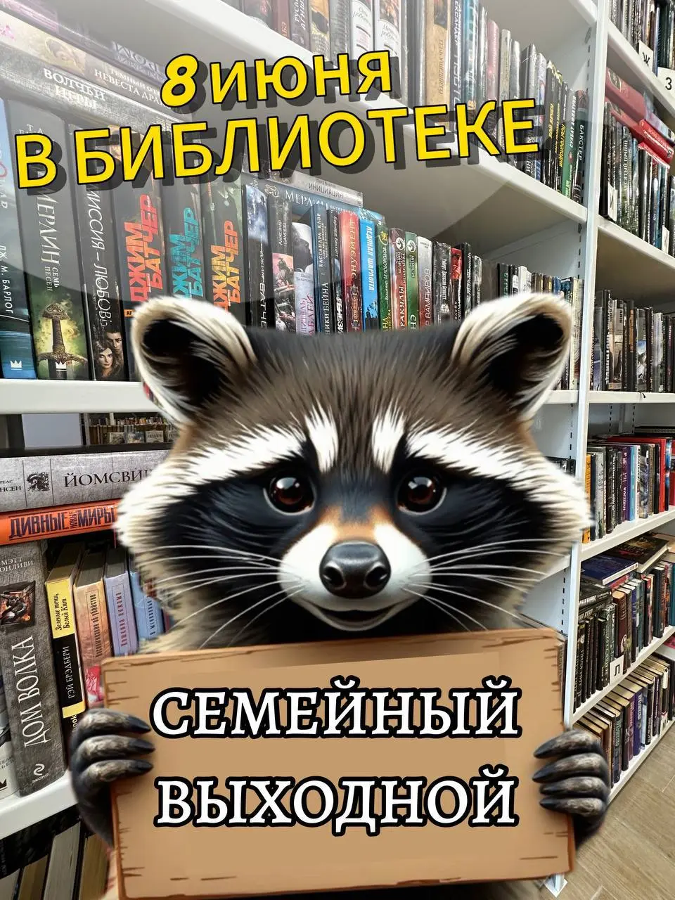 выходной с пользой в библиотеке Семейного чтения