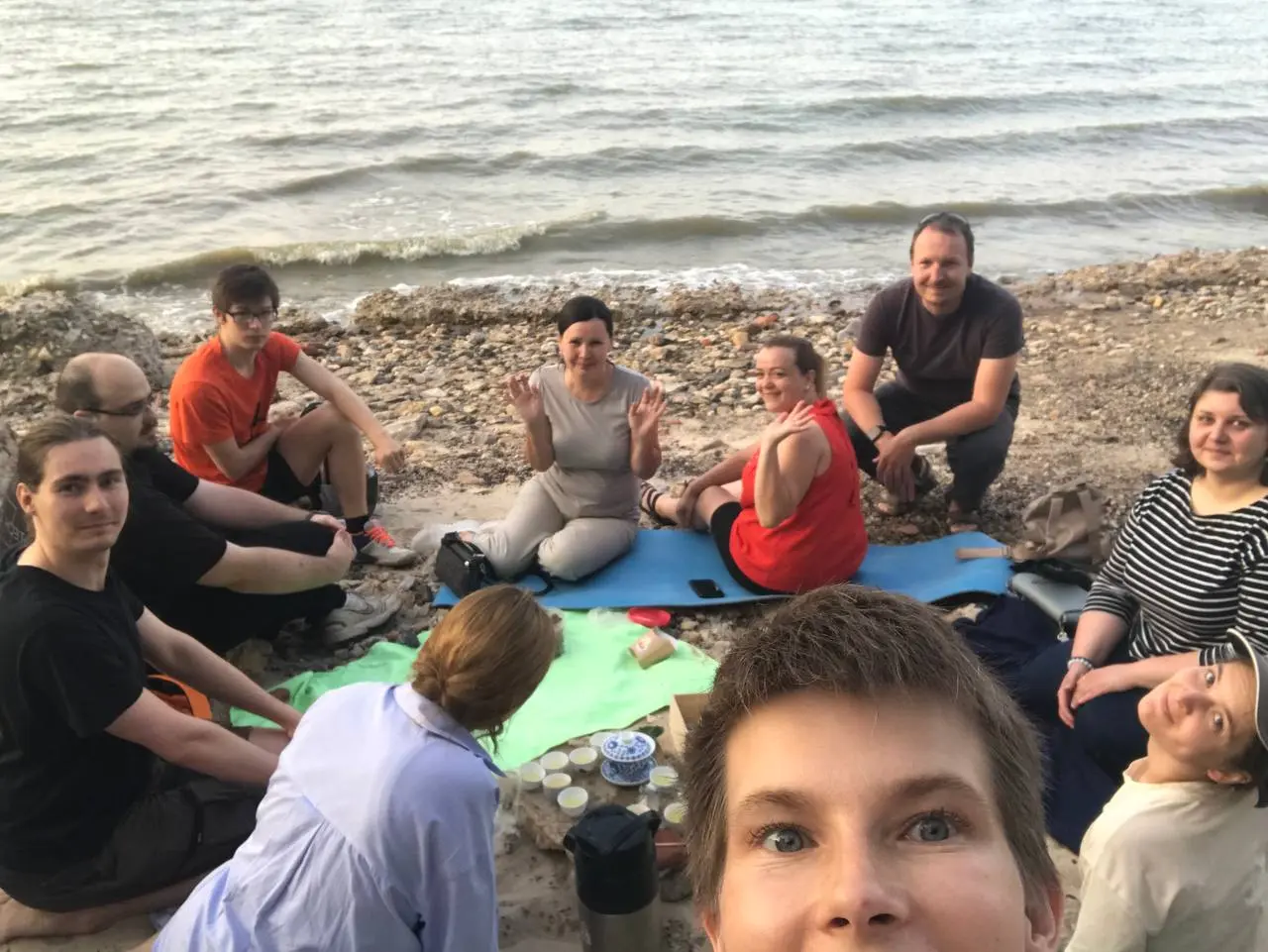 Чай на море