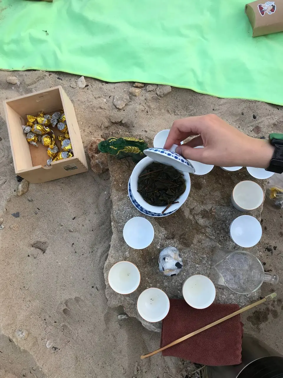 Чай на море