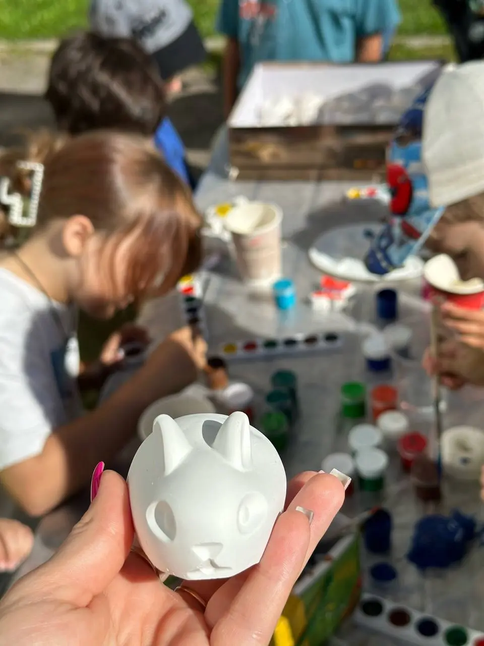 Роспись гипсовых фигурок