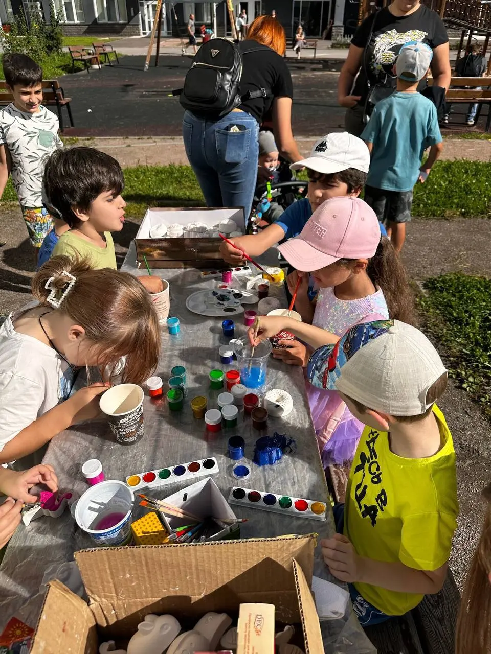 Роспись гипсовых фигурок