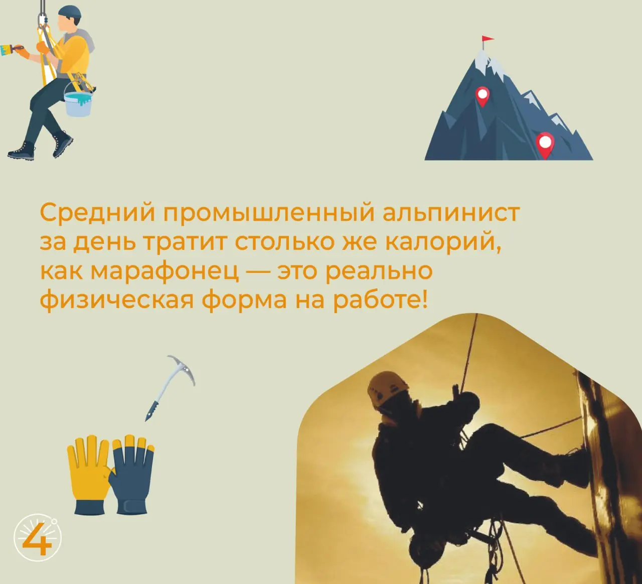 Промышленный альпинист — не просто профессия, а стиль жизни на высоте